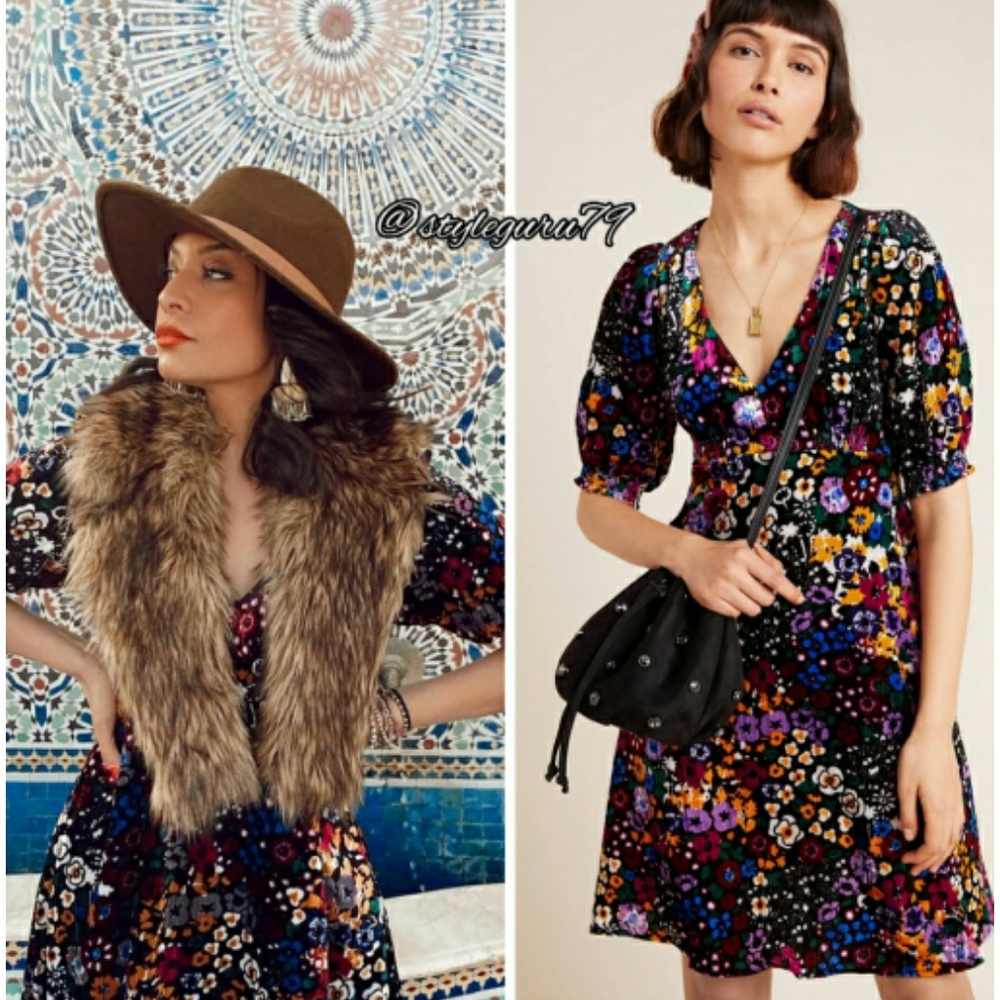 NWT, Anthropologie, Francie Mini Dress - Picture 4 of 8